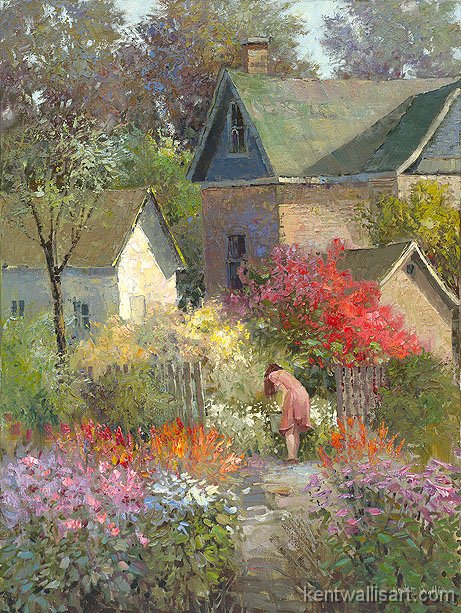 Picking Flowers 40x30